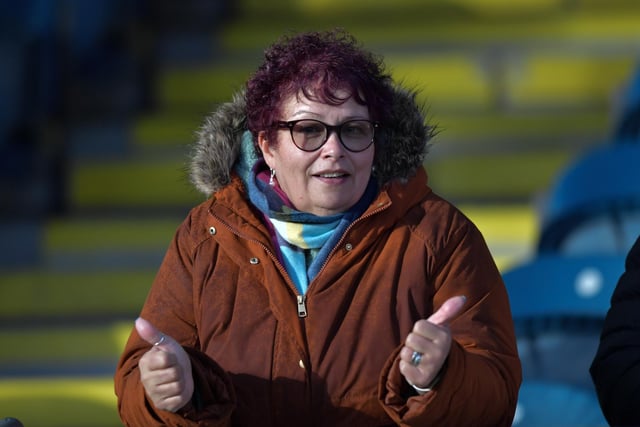 Pools supporters were in good spirits at the Crown Oil Arena. (Credit: Scott Llewellyn | MI News)
