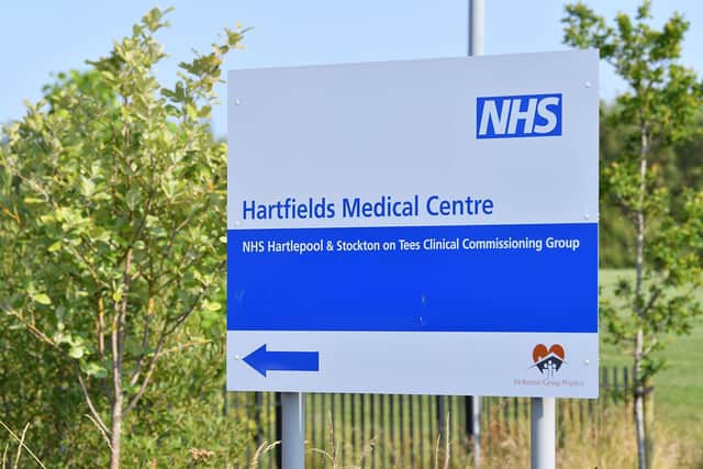Hartlepool's Hartfields Medical Centre has reopened on a temporary basis.