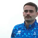 Hartlepool United's Reghan Tumilty has been supporting the 'Movember' campaign throughout the month of November. (Credit: Michael Driver | MI News)