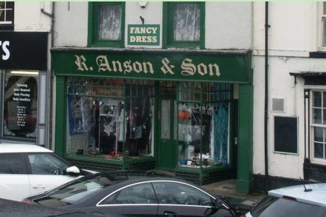 R.Anson & Son Fancy Dress and Stationery, 30-31 Market Place, Doncaster, DN1 1NE.