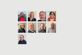 Left to right, the Manor House candidates who submitted photos to us. Top row, Ben Clayton, Pamela Hargreaves, Richy Horsley and Donna Hotham. Middle row, Linda Parker, Trevor Rogan, Jean Thompson and Steve Wallace. Front row, Stephen Wright.