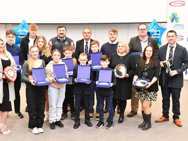 The Gus Robinson Hartlepool Sports Awards winners for 2023. Picture by FRANK REID