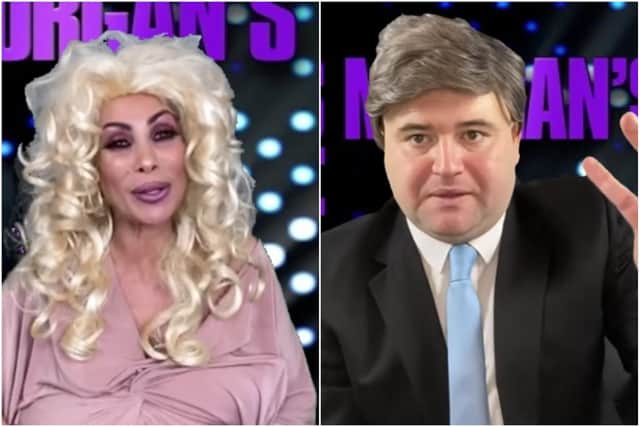 Hartlepool comedian Danny Posthill impersonates Piers Morgan in his latest online comedy sketch with Francine Lewis as Gemma Collins.