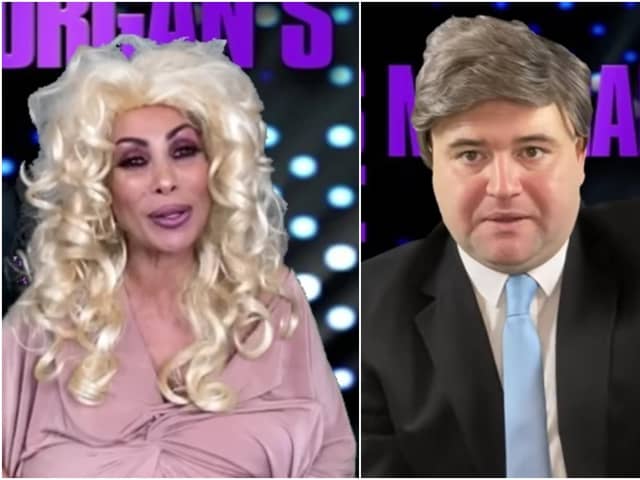 Hartlepool comedian Danny Posthill impersonates Piers Morgan in his latest online comedy sketch with Francine Lewis as Gemma Collins.