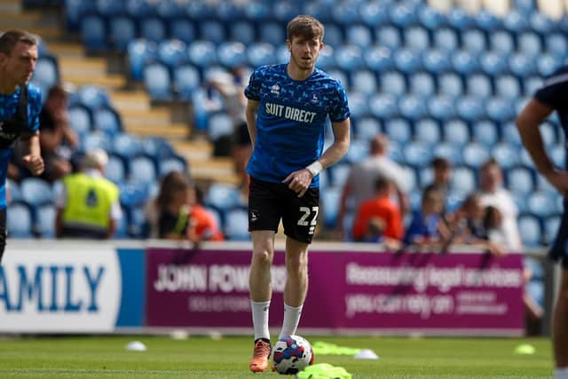 Hartlepool United midfielder Tom Crawford has delivered a message to supporters following his ankle injury. (Credit: Tom West | MI News)