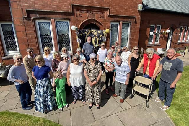 Residents and guests celebrate the 100th birthday of the Vesper House bungalows, in Queen Street, Seaton Carew.