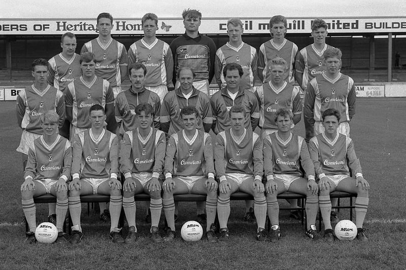 And yes, Hartlepool United, pictured above in the late 1980s, really did beat Sir Alex Ferguson's Manchester United 6-0 in a pre-season friendly in August 1988. Mind, he was merely plain Alex Ferguson at the time. We wonder why?