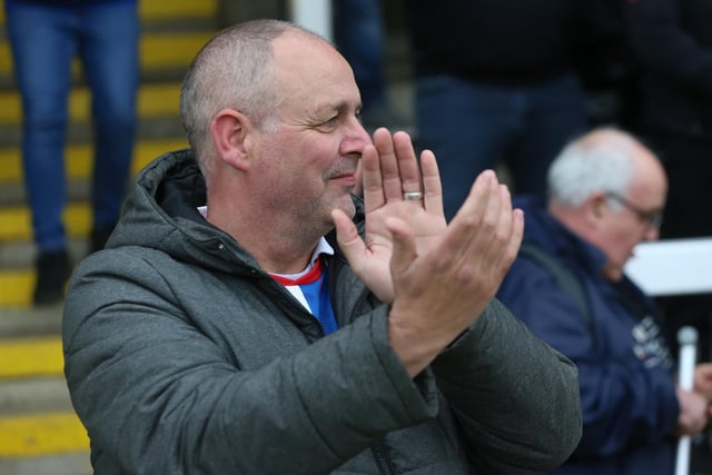 Hartlepool United supporters applauded their team despite being relegated from the Football League. (Photo: Mark Fletcher | MI News)