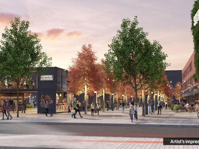 A vision of how Hartlepool's Middleton Grange Shopping Centre may look as part of a wider £25m revamp of the town.