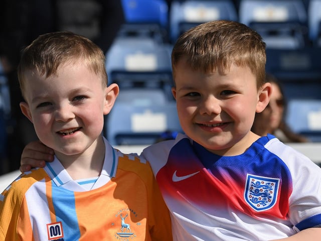 Can you spot yourself or anyone you know in our gallery of fan photos as Pools dented Rochdale's National League title hopes over the Easter weekend?
