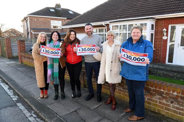 Lucky Hart Lane residents won £120,000 in total.