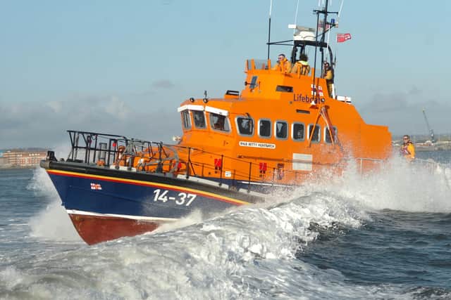 Hartlepool's All Weather lifeboat in action. Photo: Tom Collins