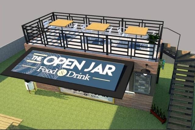An artist's impression of The Open Jar's Stack development.