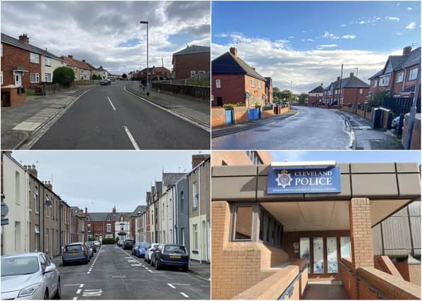 Just some of the locations where most crime in Hartlepool is reported to be taking place.