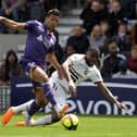 Rennes midfielder James Lea-Siliki. (Photo credit should read PASCAL PAVANI/AFP via Getty Images)
