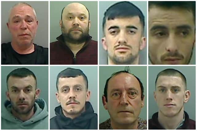 Just some of the criminals who have been locked up recently after committing crimes in the Hartlepool area.