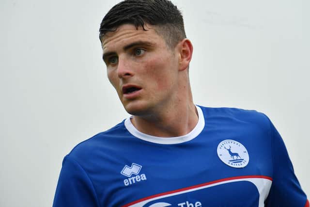 Jake Hastie was denied a winning goal for Hartlepool United after Dominic Samuel's late equaliser for Ebbsfleet United.