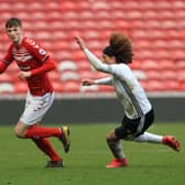 Tyrone O'Neill in action for Middlesbrough Under-23s.