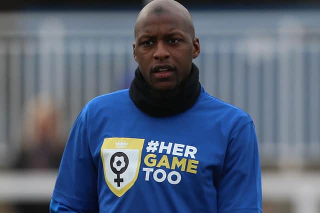 Mohamad Sylla missed Hartlepool United's League Two fixtures with Grimsby Town, Barrow and Stockport County. (Photo: Mark Fletcher | MI News)