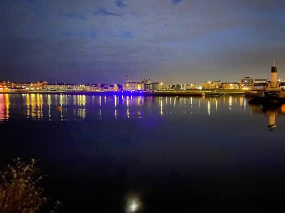 Jacksons Dock hosted the Reflections light and music display in December. Another light display will mark a year since the beginning of lockdown in March.