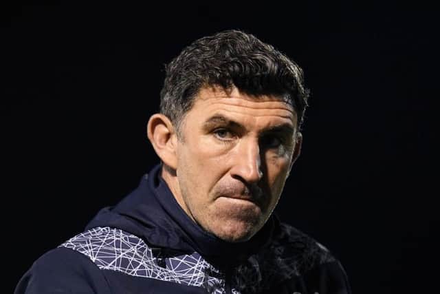 Southend United head coach Kevin Maher. (Photo by Alex Burstow/Getty Images)