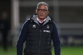 Hartlepool United Interim manager Keith Curle gave his assessment after Hartlepool United were humbled by Everton U21s. (Credit: Mark Fletcher | MI News)