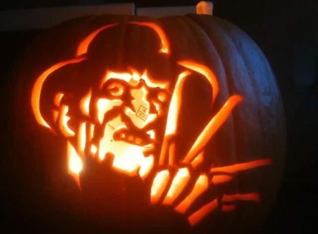 We'll be seeing this pumpkin display in our nightmares ... Celebrating National Pumpkin Day and Halloween with David Dellow.