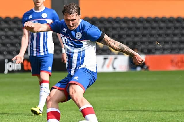 Callum Cooke was a notable absentee in Hartlepool United's squad against Woking. Picture by FRANK REID