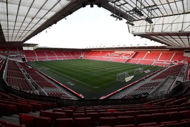 A total of 1,000 fans will be able to attend Middlesbrough's Championship game against Bournemouth this weekend.