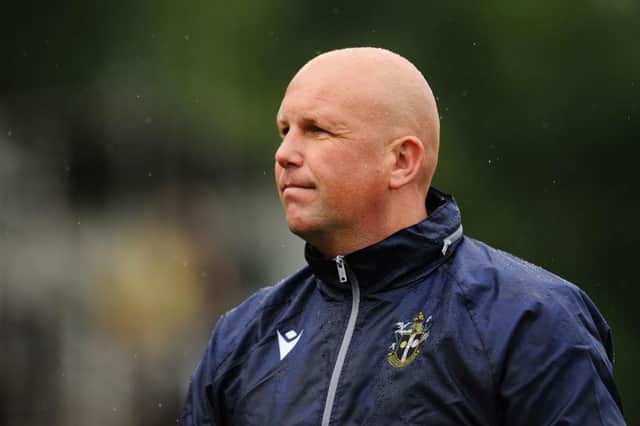 Matt Gray, manager of Sutton United. (Photo by Alex Burstow/Getty Images).