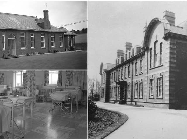 Former maternity hospitals in Hartlepool and East Durham.