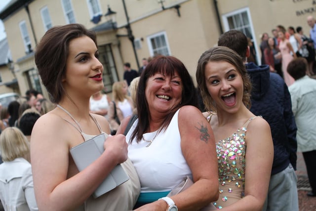 Pupils enjoy their end of school prom at Hardwick Hall in 2015.