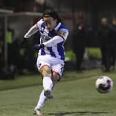 Jamie Sterry made his Hartlepool United return in the win over Crawley Town. (Credit: Tom West | MI News)