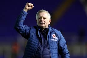 Chris Wilder reacts as Middlesbrough boost play-off hopes with win at Birmingham City.