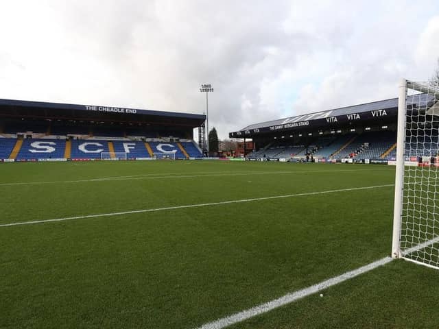 Hartlepool United travel to Edgeley Park to take on Stockport County in their final game of the season. (Photo by Pete Norton/Getty Images)