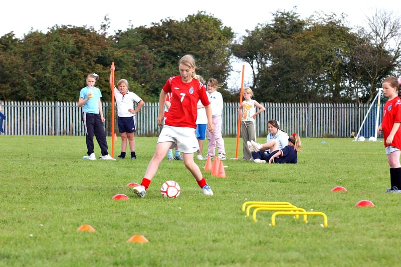 Northside Athletic FC held a day of football training for youngsters in 2005. Can you spot someone you know?