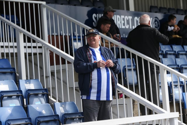Supporters were out in force for Hartlepool United on Good Friday. (Credit: Mark Fletcher | MI News)