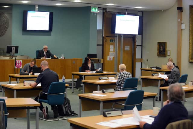 Hartlepool Council Audit and Governance Committee discussing the proposed closure of Hartfield's Medical Practice. 