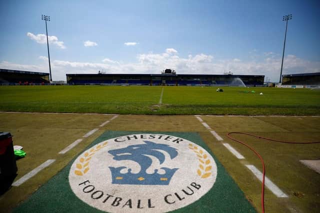 Hartlepool United host Chester in the fourth qualifying round of the FA Cup. (Photo by Lynne Cameron/Getty Images)