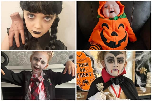 Kids across Hartlepool dress up for Halloween 2023.