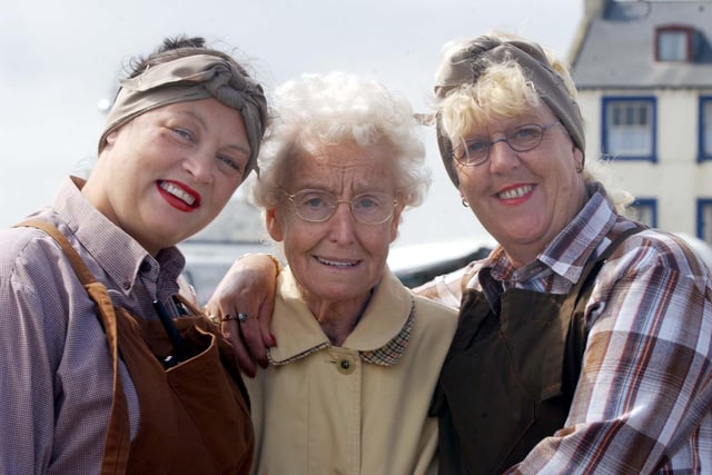Girls day out at Seaton's VE Day party in 2005.