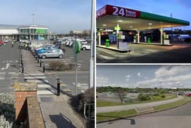 The new drive-thru would be built in the section of car park next to the existing Asda petrol station
