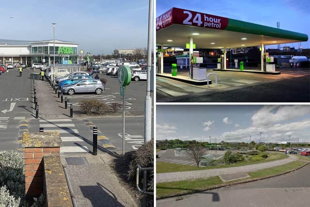 The new drive-thru would be built in the section of car park next to the existing Asda petrol station