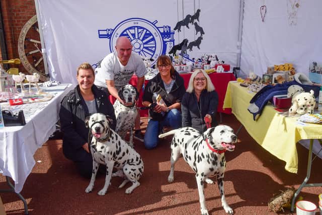 The DAS Dalmation Sanctuary stand at the Heugh Battery Doggy Fun day on Saturday. The Dalmation Sanctuary are looking for help in setting up a a santuary in the North as the only one at present is in Devon.