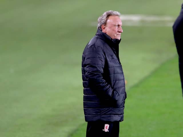 Middlesbrough manager Neil Warnock