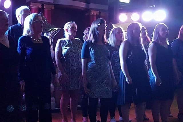Some of the members of the Melodramatics choir in Hartlepool.