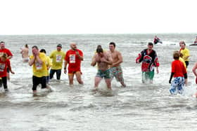 The 2011 Boxing Day dip at Seaton Carew.