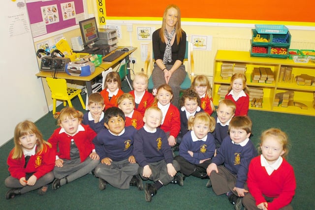 Have you spotted a familiar face in this line-up of new starters at Seaton Carew Holy Trinity School?