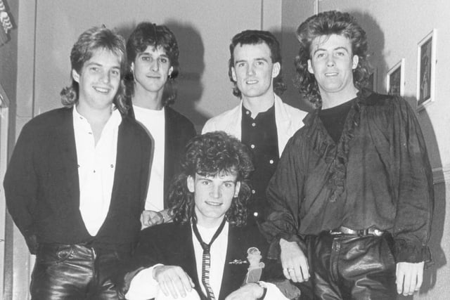 Does anyone know the name of this local band from the 1980's pictured backstage at Hartlepool Town Hall?