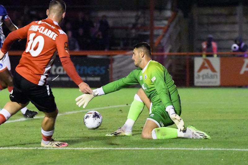 Excellent debut against Wealdstone before struggling in the defeats at Oxford City and against Woking. Askey has kept faith in him since, however, and he is the first goalkeeper to keep a clean sheet since Jakub Stolarczyk back in February.
